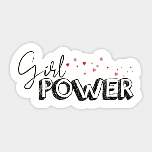 Girl Power T-Shirt Sticker
